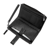 Leather Wrist Wallet with Phone Holder | The Bridge