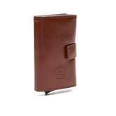 Tarjetero de piel con cierre y protección RFID | The Bridge