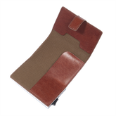 Leather card holder with RFID protection | The Bridge