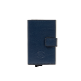 RFID leather card holder with snap closure | The Bridge