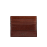 Porte-cartes en cuir compact - Marron | The Bridge