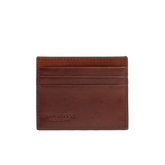 Porte-cartes en cuir compact - Marron | The Bridge