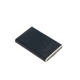 Porte-cartes cuir RFID ouverture rapide - Bleu marine | The Bridge