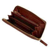 Monedero de piel para mujer con monedero integrado | The Bridge