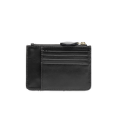 Leather card holder for women with zip | The Bridge