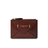 Kompaktes Kartenetui Leder mit Reißverschluss - Damen-Kleinlederwaren | The Bridge