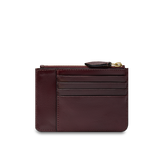 Kompaktes Kartenetui Leder mit Reißverschluss - Damen-Kleinlederwaren | The Bridge