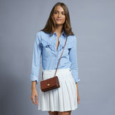 Bolso bandolera mini de piel | The Bridge