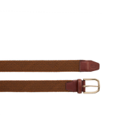 Men’s leather and fabric belt - Men's belts | The Bridge