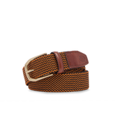 Men’s leather and fabric belt - Men's belts | The Bridge