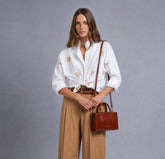 Women's Leather Handbag with Strap | The Bridge