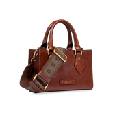 Bolso de mano en piel con correa desmontable - Bolsos De Mano | The Bridge