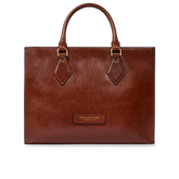 Leather handbag with removable shoulder strap | The Bridge