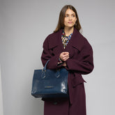 Leather handbag with removable shoulder strap | The Bridge