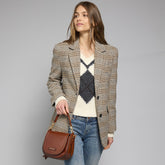 Leder Damen Umhängetasche mit Kettenriemen | The Bridge