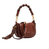 Pearl District Baby – Schultertasche aus Leder mit handgearbeiteten Ledereinsätzen – Limitierte, nummerierte - Damentaschen | The Bridge
