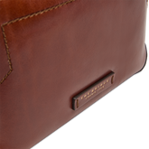 Bolso bandolera de cuero con cierre de cremallera | The Bridge