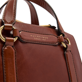 Leather handbag with removable shoulder strap | The Bridge