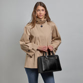 Large leather handbag with shoulder strap | The Bridge