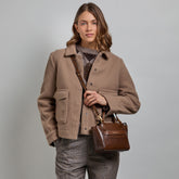 Women's Leather Handbag with Strap | The Bridge