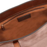 Sac shopper en cuir avec fermeture zippée | The Bridge