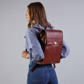 Women’s leather backpack | The Bridge