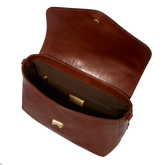 Leather handbag with removable shoulder strap | The Bridge