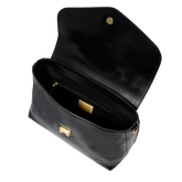 Leather handbag with removable shoulder strap | The Bridge