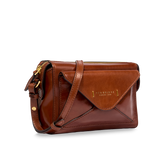 Leather crossbody bag with zip closure | The Bridge