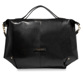 Borsa tracolla pelle chiusa con zip taglia l - Borse a mano in pelle | The Bridge