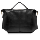 Borsa tracolla pelle chiusa con zip taglia l - Borse a mano in pelle | The Bridge