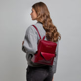 Rucksack aus Leder für Damen mit Fronttasche | The Bridge