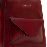 Rucksack aus Leder für Damen mit Fronttasche | The Bridge