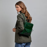 Rucksack aus Leder für Damen mit Fronttasche | The Bridge