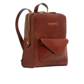 Women’s leather backpack with front pocket - Women's Backpacks | The Bridge