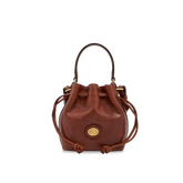 Mini bolso saco de piel con bandolera - Bolsos De Mano | The Bridge