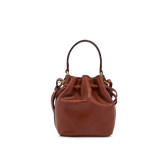 Mini bolso saco de piel con bandolera - Bolsos De Mano | The Bridge