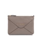 Leather crossbody bag with zip closure | The Bridge
