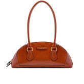 Women's Rounded Leather Shoulder Bag | The Bridge
