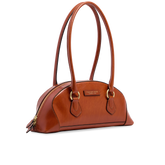 Women's Rounded Leather Shoulder Bag | The Bridge
