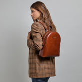 Women's Zip Leather Backpack | The Bridge