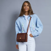 Leather crossbody bag | The Bridge