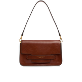 Leather shoulder bag with crossbody strap | The Bridge