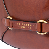 Leather women's bag with removable strap small size | The Bridge