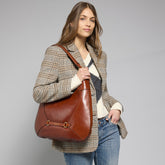 Borsa hobo in pelle grande | The Bridge