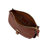 Women’s leather crossbody bag with zip closure | The Bridge