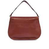 Large leather shoulder bag with front flap - Gift ideas for women | The Bridge