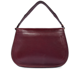 Large leather shoulder bag with front flap - Gift ideas for women | The Bridge