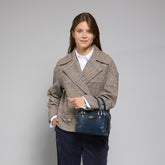 Leather satchel with removable strap | The Bridge