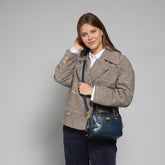 Leather satchel with removable strap | The Bridge